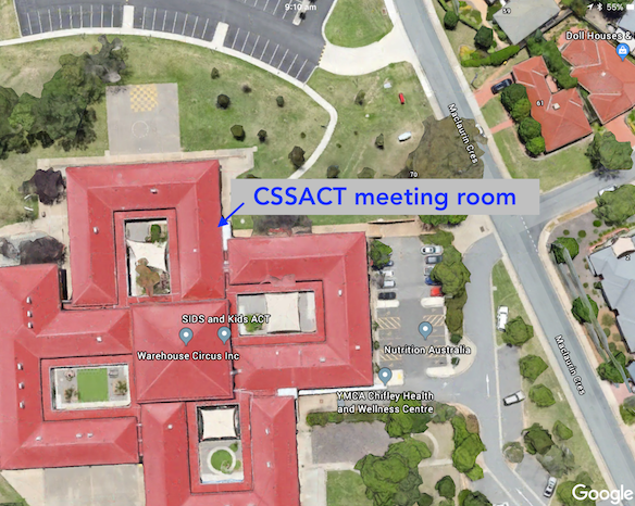 Satellite view of CSSACT meeting room, 2018